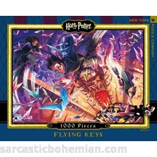 New York Puzzle Company Harry Potter Flying Keys 1000 Piece Jigsaw Puzzle B01CIS3GDE